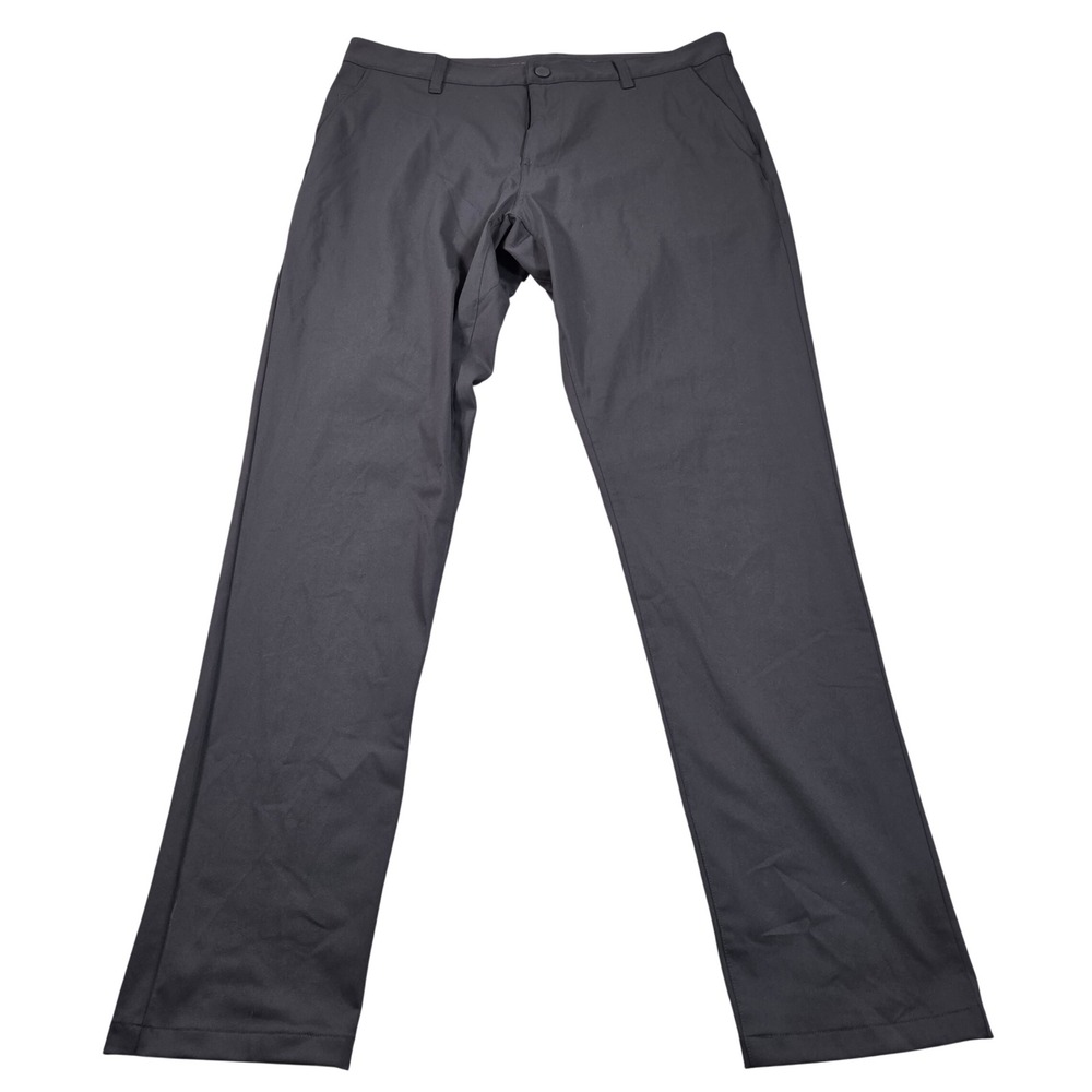 Rhone Commuter Pants Mens 35 Black Stretch Technical Trousers Style 100036 FA22